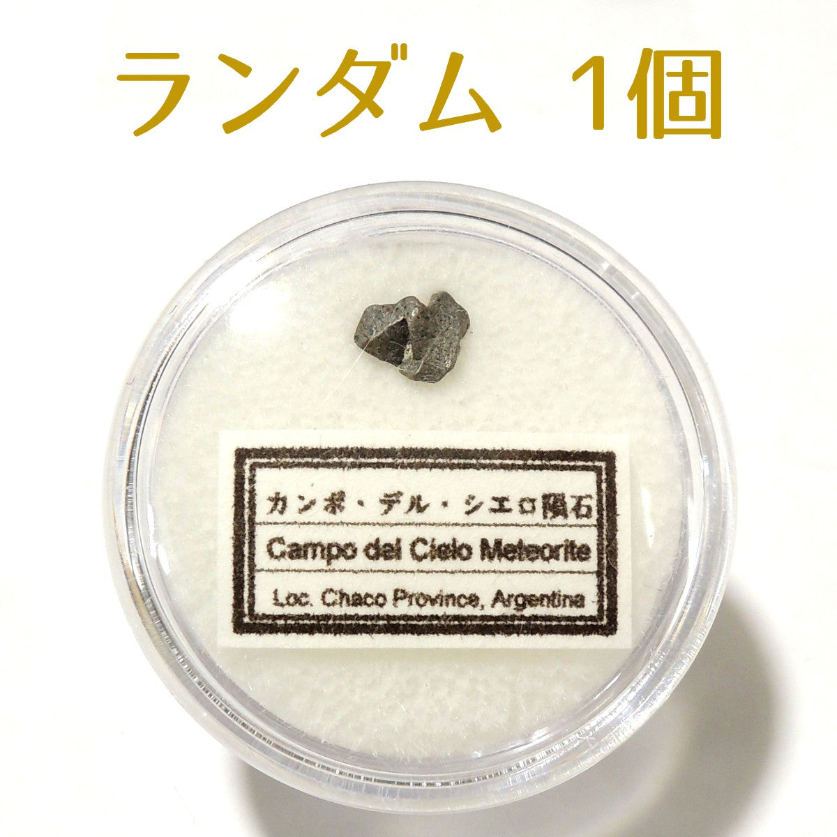 カンポ・デル・シエロ隕石 カンポデルシエロ隕石 1個 ランダム 隕石 メテオライト 鉄隕石 原石 アルゼンチン産