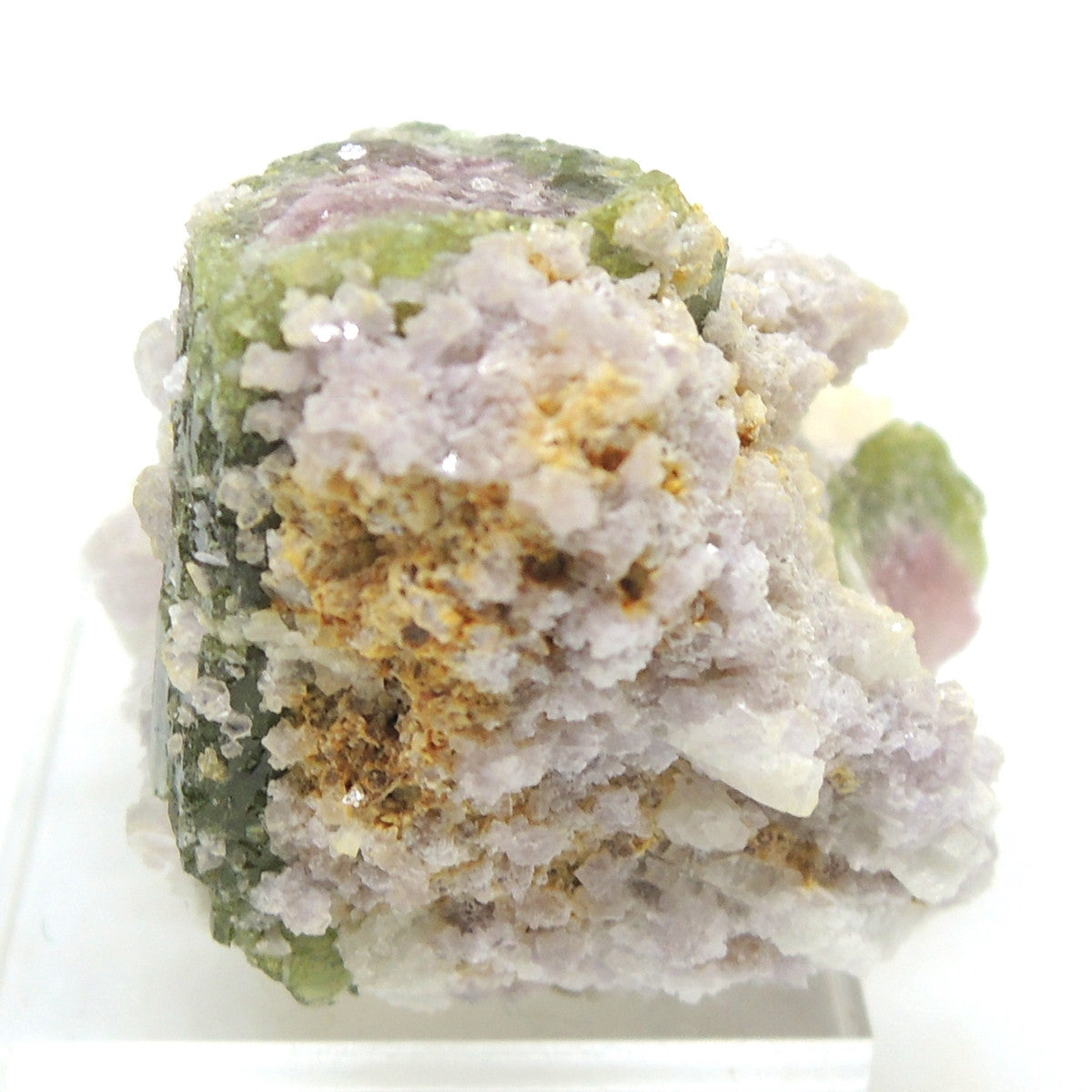 ウォーターメロントルマリン 母岩付き 原石 トルマリン 電気石 ブラジル産