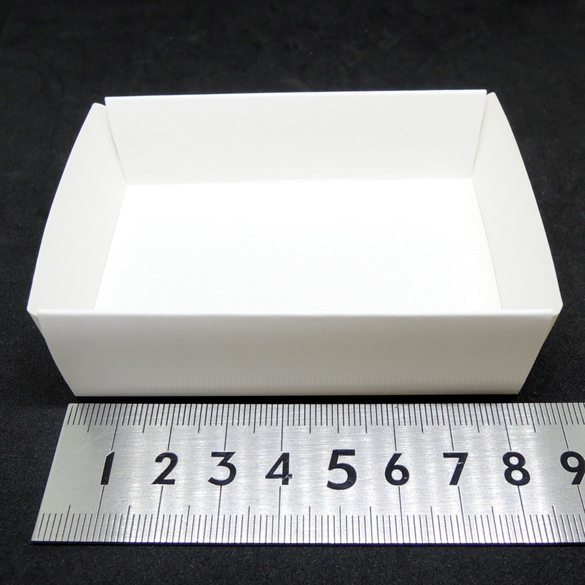 鉱物標本箱 約8cm×6cm(83mm×60mm) 鉱物標本用紙箱 標本箱 組み立て式 折り畳み式 紙箱 鉱物標本ケース