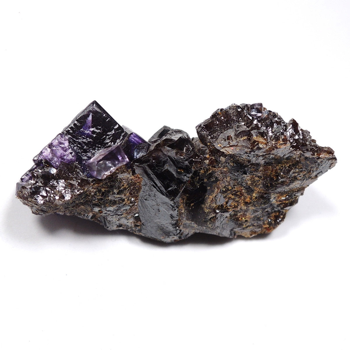 エルムウッド鉱山産 フローライト 原石 蛍石 フローライト スファレライト 閃亜鉛鉱 アメリカ産