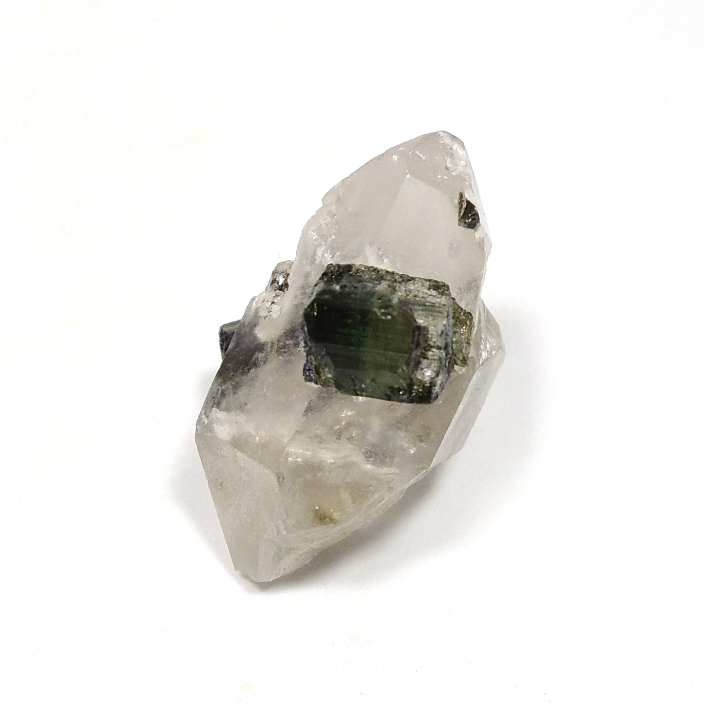 ウォーターメロントルマリン 原石 水晶共生 クォーツ共生 トルマリン 電気石 ブラジル産 Watermelon Tourmaline