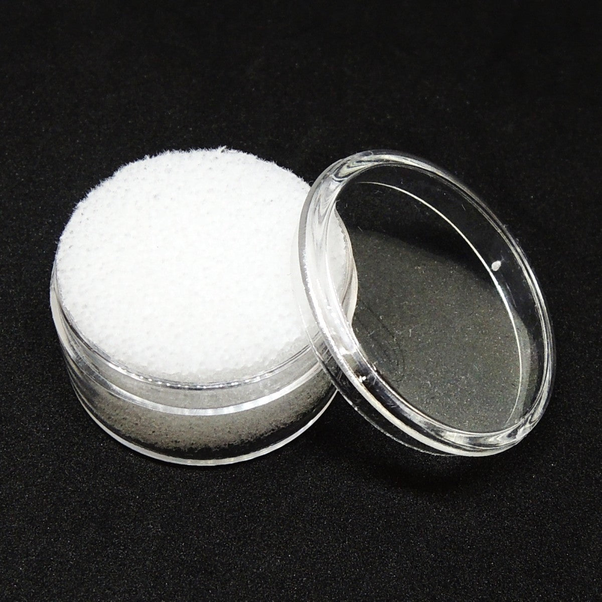 ルースケース 10個セット ジェムジャー 32×32×18mm クッション付き ホワイト 白