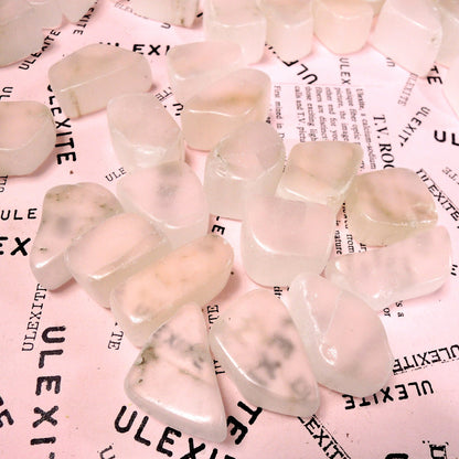 ウレキサイト テレビ石 天然テレビ石 ランダム1個 曹灰硼石 カット原石 アメリカ産