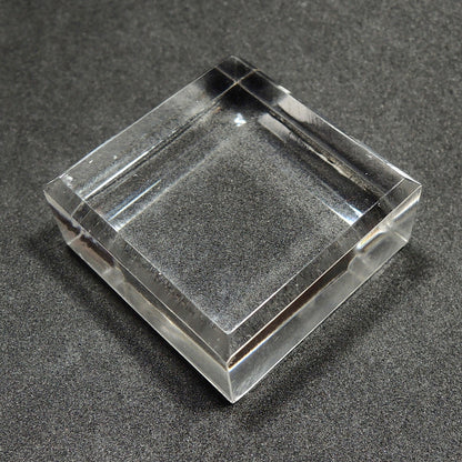 アクリルベース 約3cm 面取り スクエア アクリルブロック アクリル鉱物用台座