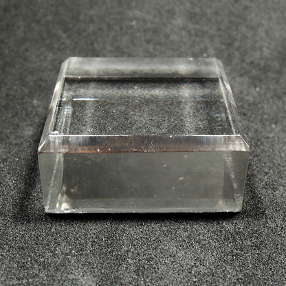 アクリルベース 約3cm 面取り スクエア アクリルブロック アクリル鉱物用台座