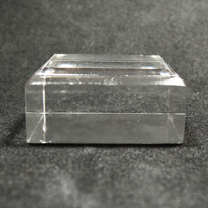アクリルベース 約3cm 面取り スクエア アクリルブロック アクリル鉱物用台座