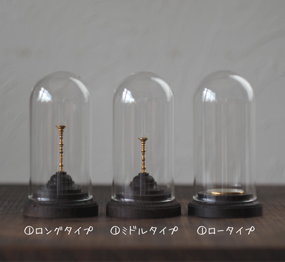 ミネラルホルダー 鉱物標本ケース ドーム型鉱物ケース 鉱物ホルダー 鉱物ケース