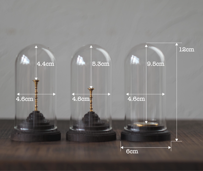 ミネラルホルダー 鉱物標本ケース ドーム型鉱物ケース 鉱物ホルダー 鉱物ケース
