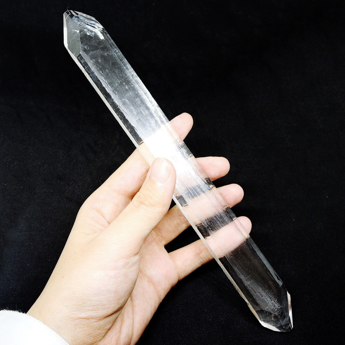 人工水晶 合成水晶 ランダム1本 シンセティッククォーツ 水熱合成法 Synthetic Quartz Crystal
