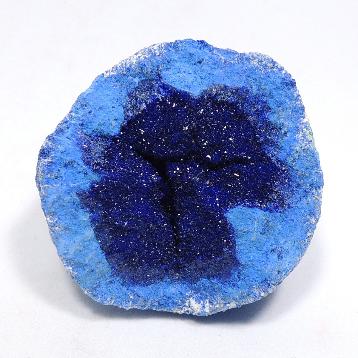 アズライト 原石 アズライトジオード 結晶 藍銅鉱 アジュライト クラスター ロシア産