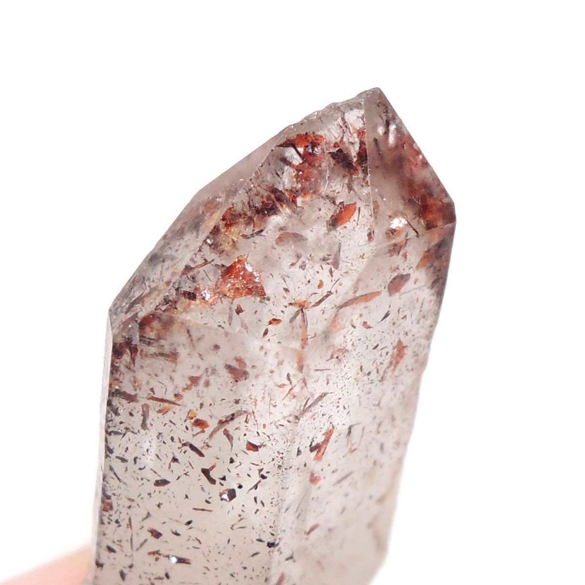 ファイヤークォーツ 原石 ファイアークォーツ レピドクロサイトインクォーツ ヘマタイトインクォーツ ハーレクイン水晶