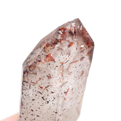 ファイヤークォーツ 原石 ファイアークォーツ レピドクロサイトインクォーツ ヘマタイトインクォーツ ハーレクイン水晶