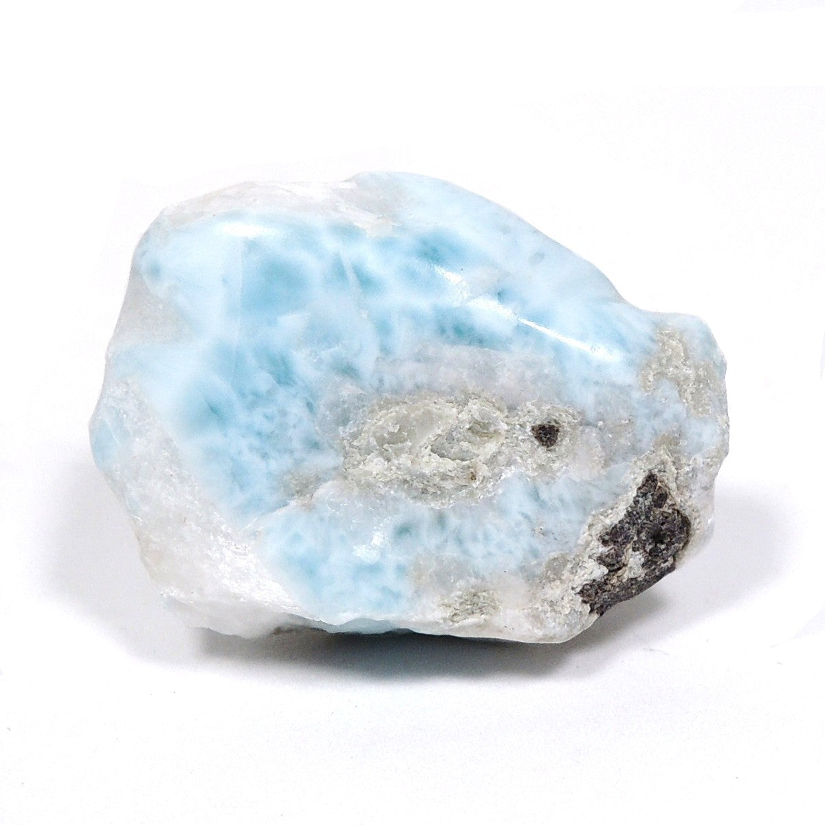 ラリマー ポリッシュ 世界三大ヒーリングストーン ソーダ珪灰石ドミニカ共和国産 原石ポリッシュ