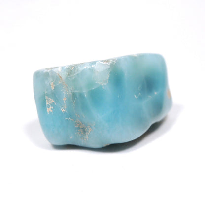 ラリマー ポリッシュ 世界三大ヒーリングストーン ソーダ珪灰石ドミニカ共和国産 原石ポリッシュ