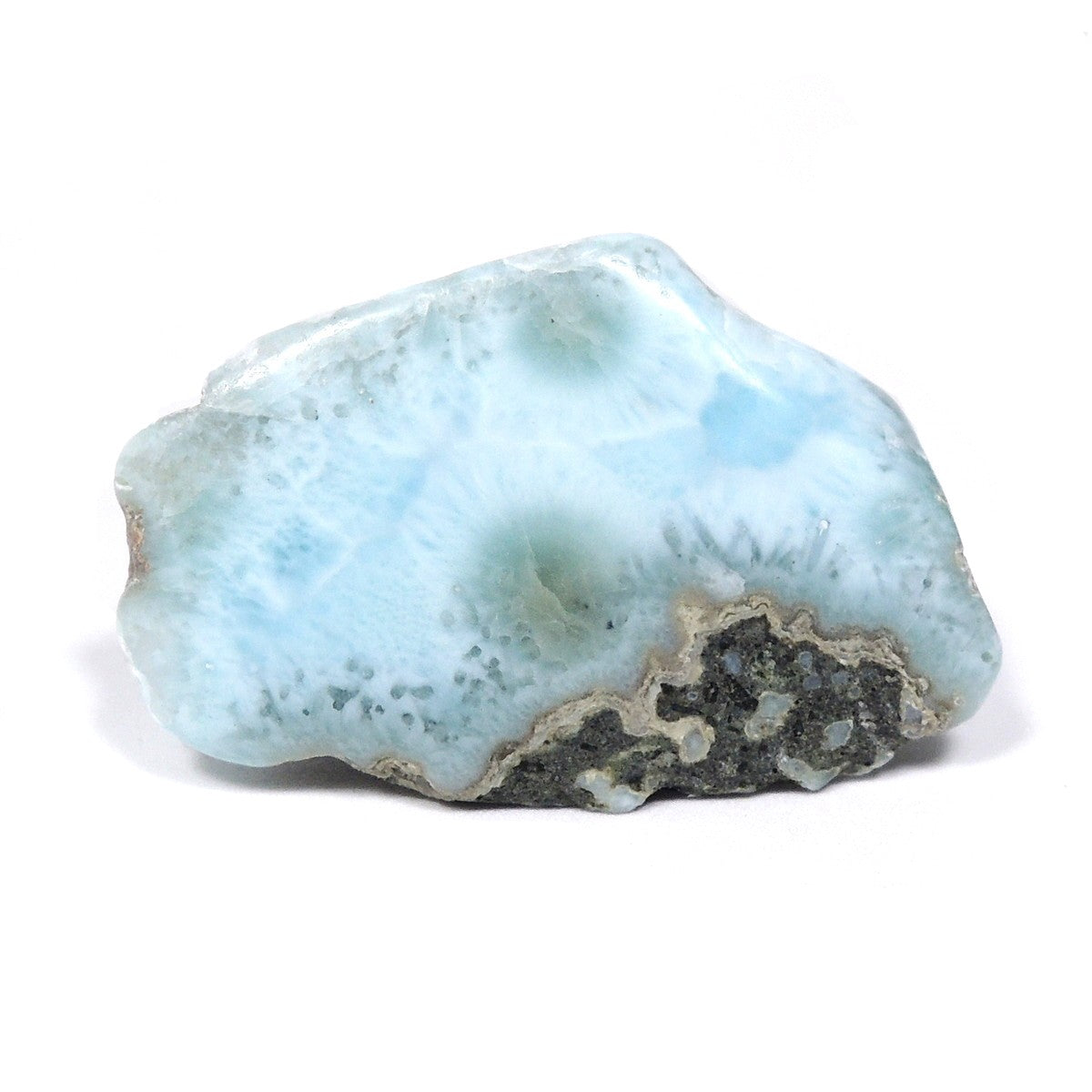 ラリマー ポリッシュ 世界三大ヒーリングストーン ソーダ珪灰石ドミニカ共和国産 原石ポリッシュ