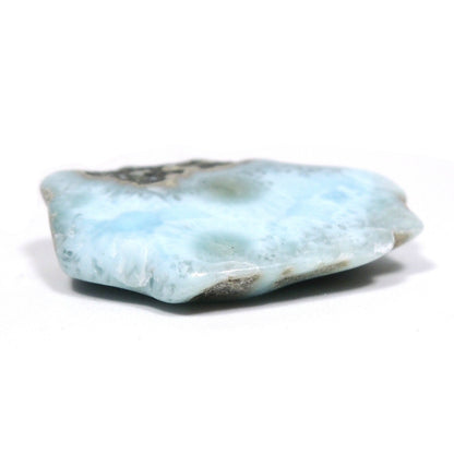 ラリマー ポリッシュ 世界三大ヒーリングストーン ソーダ珪灰石ドミニカ共和国産 原石ポリッシュ