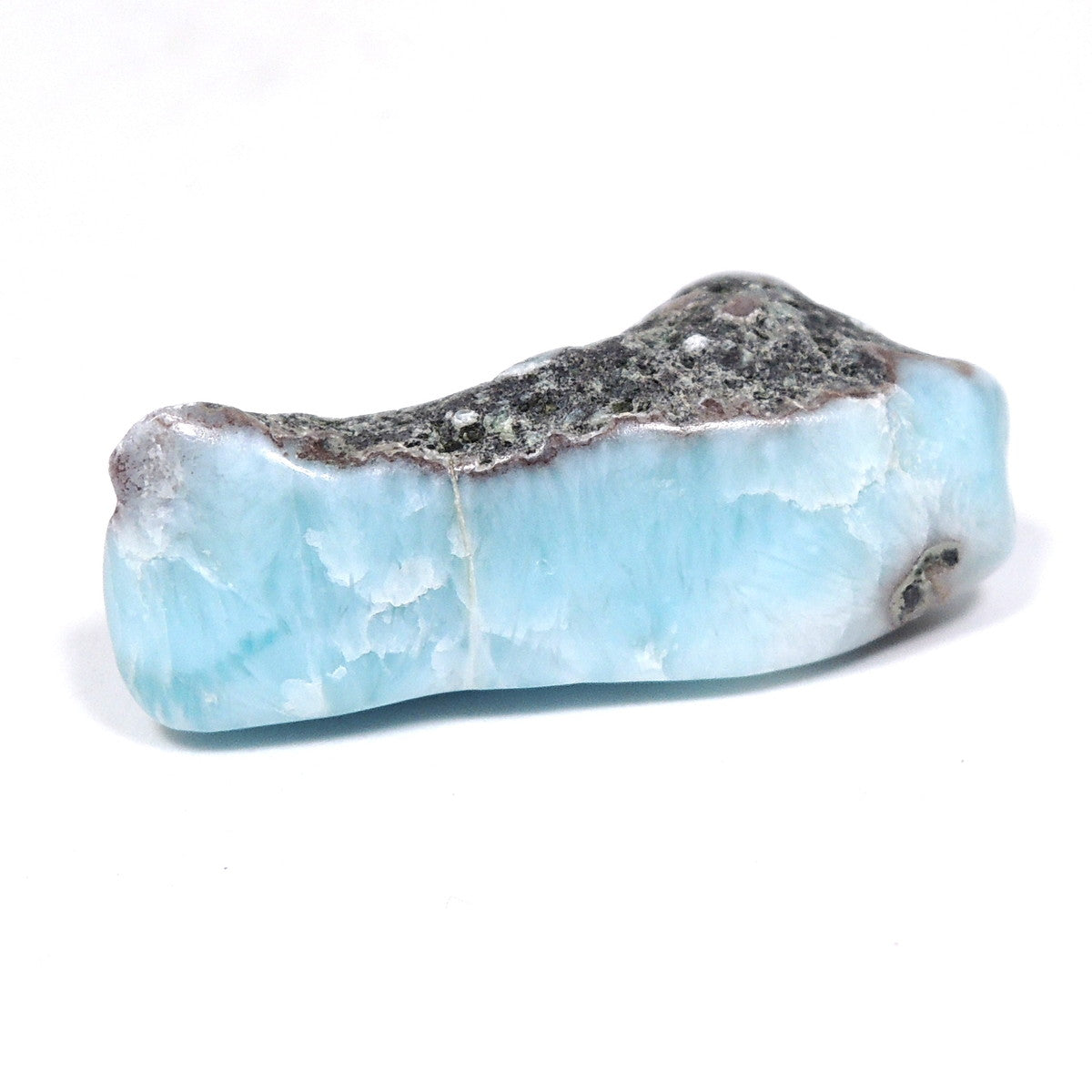 ラリマー ポリッシュ 世界三大ヒーリングストーン ソーダ珪灰石ドミニカ共和国産 原石ポリッシュ