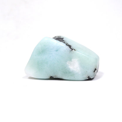 ラリマー ポリッシュ 世界三大ヒーリングストーン ソーダ珪灰石ドミニカ共和国産 原石ポリッシュ