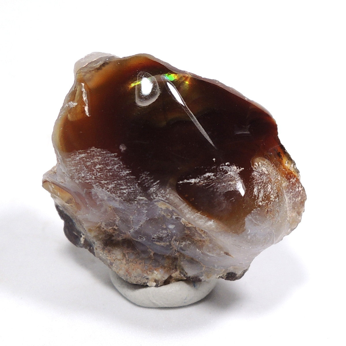 ファイヤーアゲート 磨き石 ファイアーアゲート 炎瑪瑙 アメリカ産