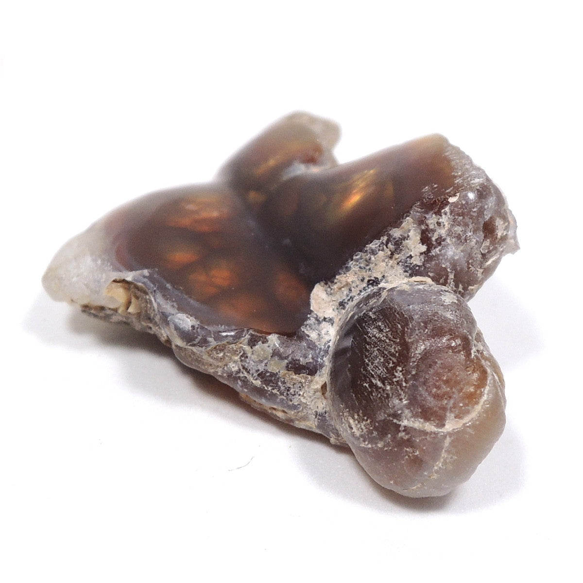 ファイヤーアゲート 磨き石 ファイアーアゲート 炎瑪瑙 アメリカ産