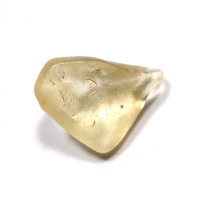 リビアングラス 原石 欠けあり テクタイト インパクトガラス リビア産 リビア砂漠産 同ロット鑑別済