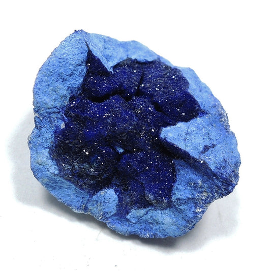 アズライト 原石 アズライトジオード 結晶 藍銅鉱 アジュライト クラスター ロシア産