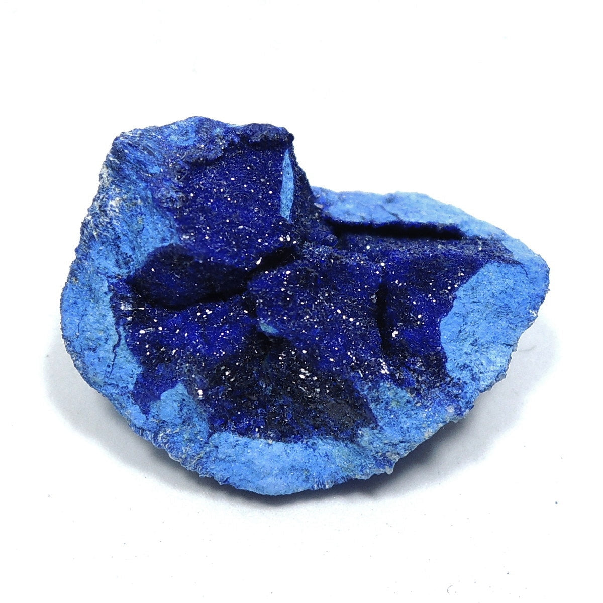 アズライト 原石 アズライトジオード 結晶 藍銅鉱 アジュライト クラスター ロシア産