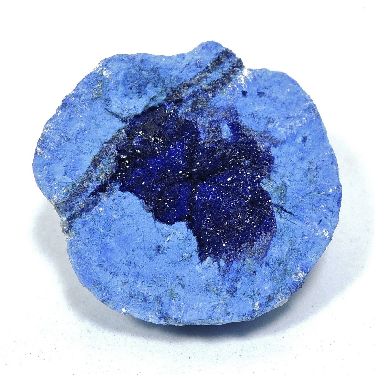 アズライト 原石 アズライトジオード 結晶 藍銅鉱 アジュライト クラスター ロシア産