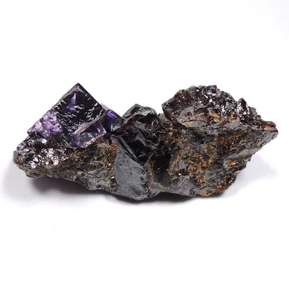 エルムウッド鉱山産 フローライト 原石 蛍石 フローライト スファレライト 閃亜鉛鉱 アメリカ産