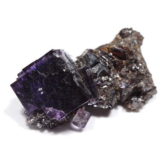 エルムウッド鉱山産 フローライト 原石 蛍石 フローライト スファレライト 閃亜鉛鉱 アメリカ産