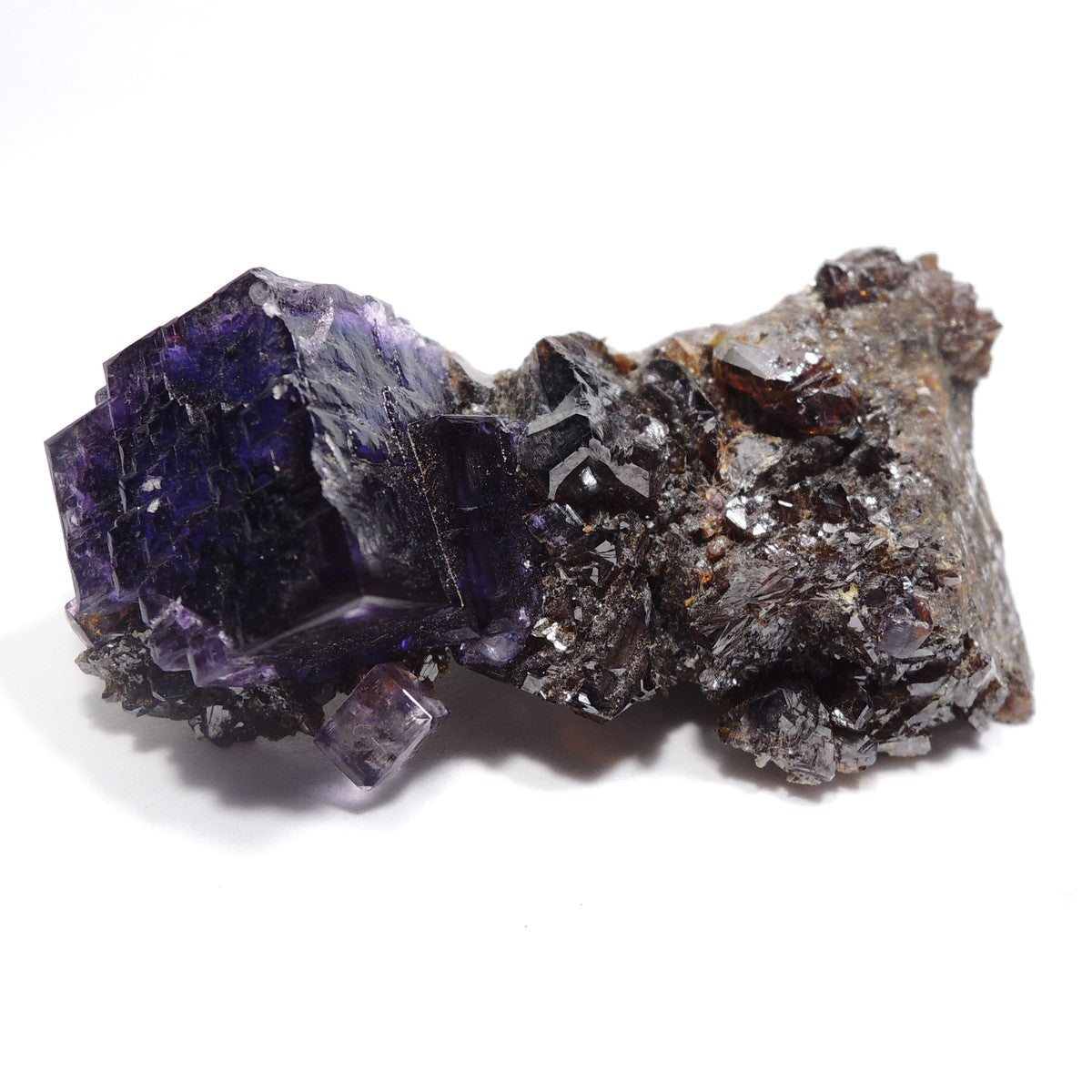 エルムウッド鉱山産 フローライト 原石 蛍石 フローライト スファレライト 閃亜鉛鉱 アメリカ産