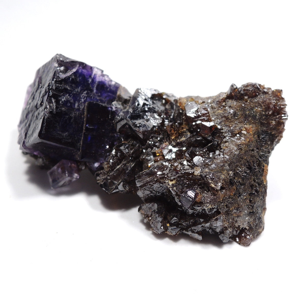 エルムウッド鉱山産 フローライト 原石 蛍石 フローライト スファレライト 閃亜鉛鉱 アメリカ産