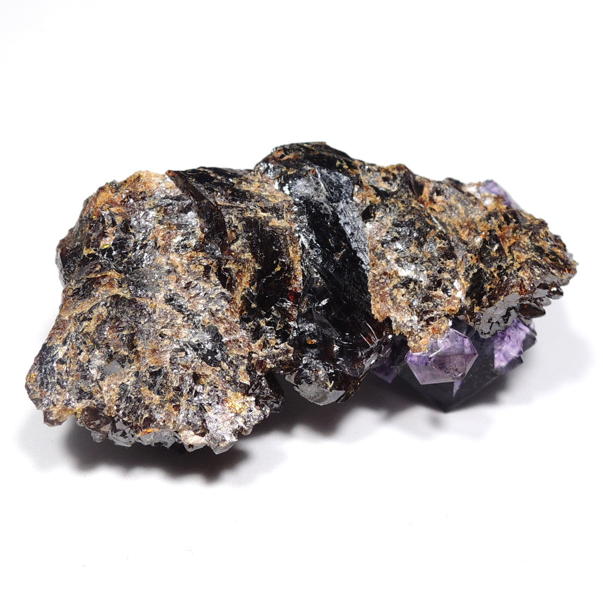 エルムウッド鉱山産 フローライト 原石 蛍石 フローライト スファレライト 閃亜鉛鉱 アメリカ産