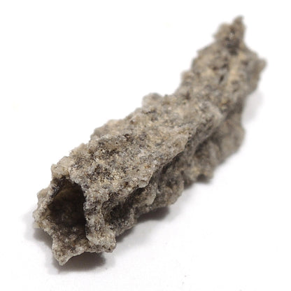 フルグライト 閃電岩 雷管石 原石 貫通穴あり サハラ砂漠産 Fulgurite