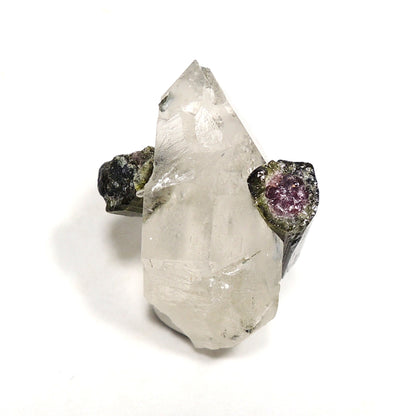 ウォーターメロントルマリン 原石 水晶共生 クォーツ共生 トルマリン 電気石 ブラジル産 Watermelon Tourmaline