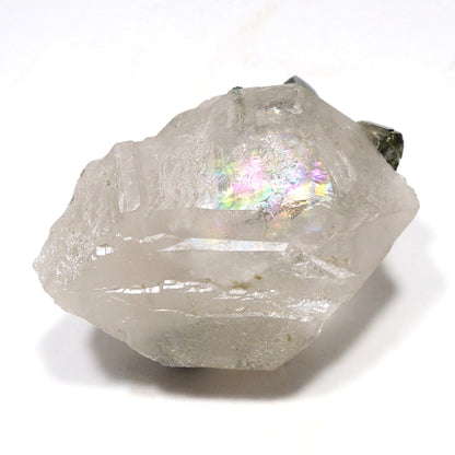 ウォーターメロントルマリン 原石 水晶共生 クォーツ共生 グリーントルマリン 電気石 ブラジル産 Watermelon Tourmaline