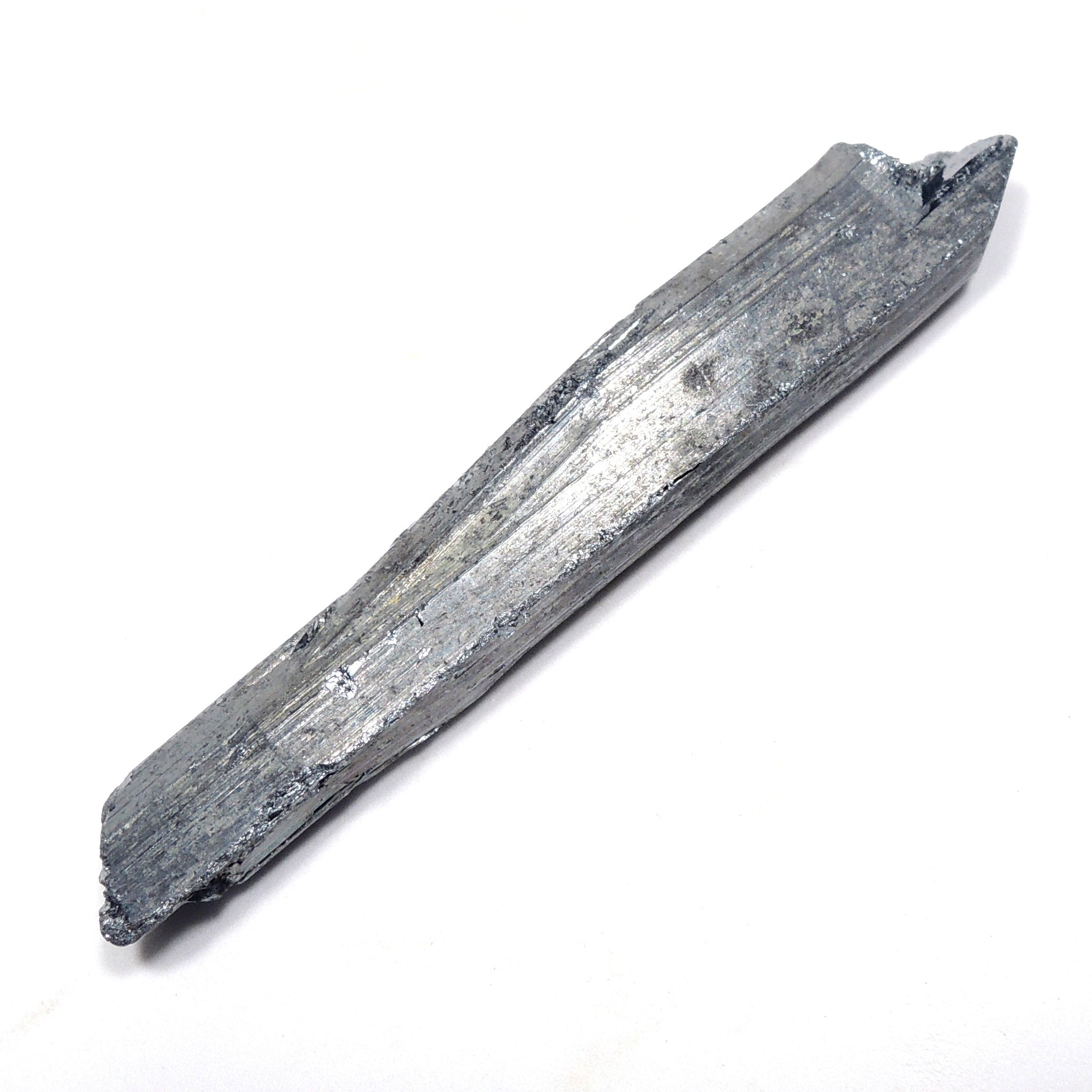 スティブナイト 原石 輝安鉱 アンチモナイト 中国産 Stibnite – 鉱物