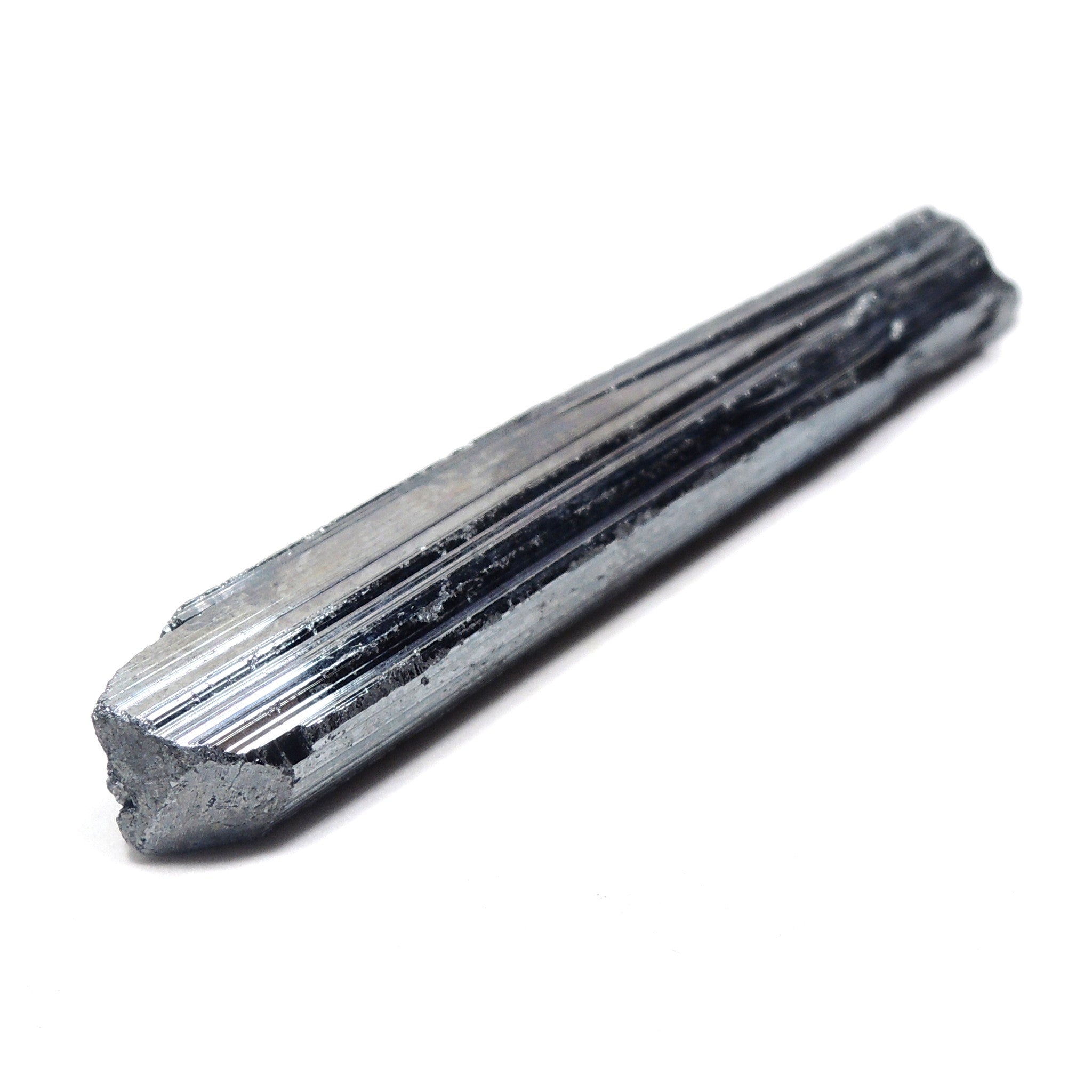 スティブナイト 原石 輝安鉱 アンチモナイト 中国産 Stibnite – 鉱物