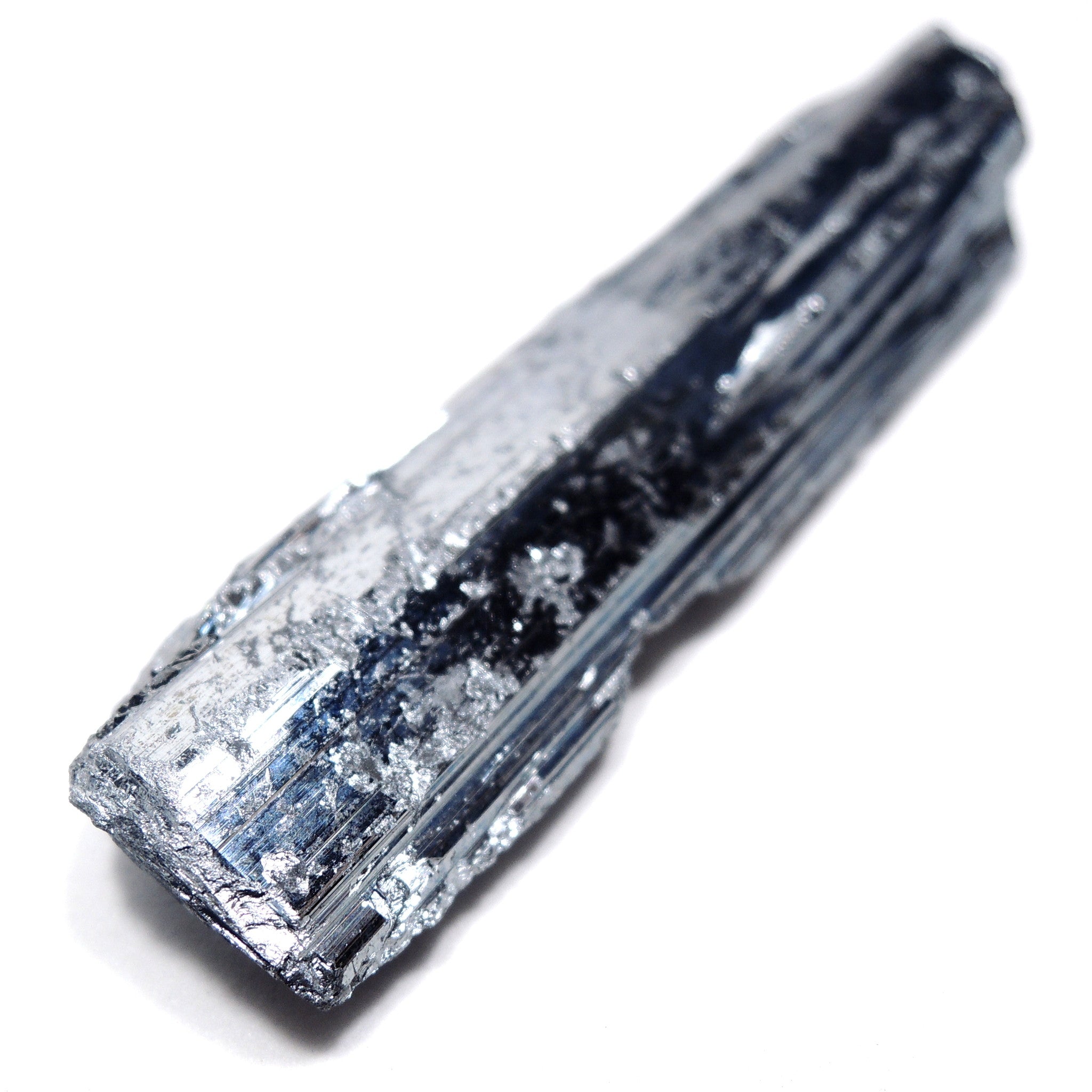 スティブナイト 原石 輝安鉱 アンチモナイト 中国産 Stibnite – 鉱物