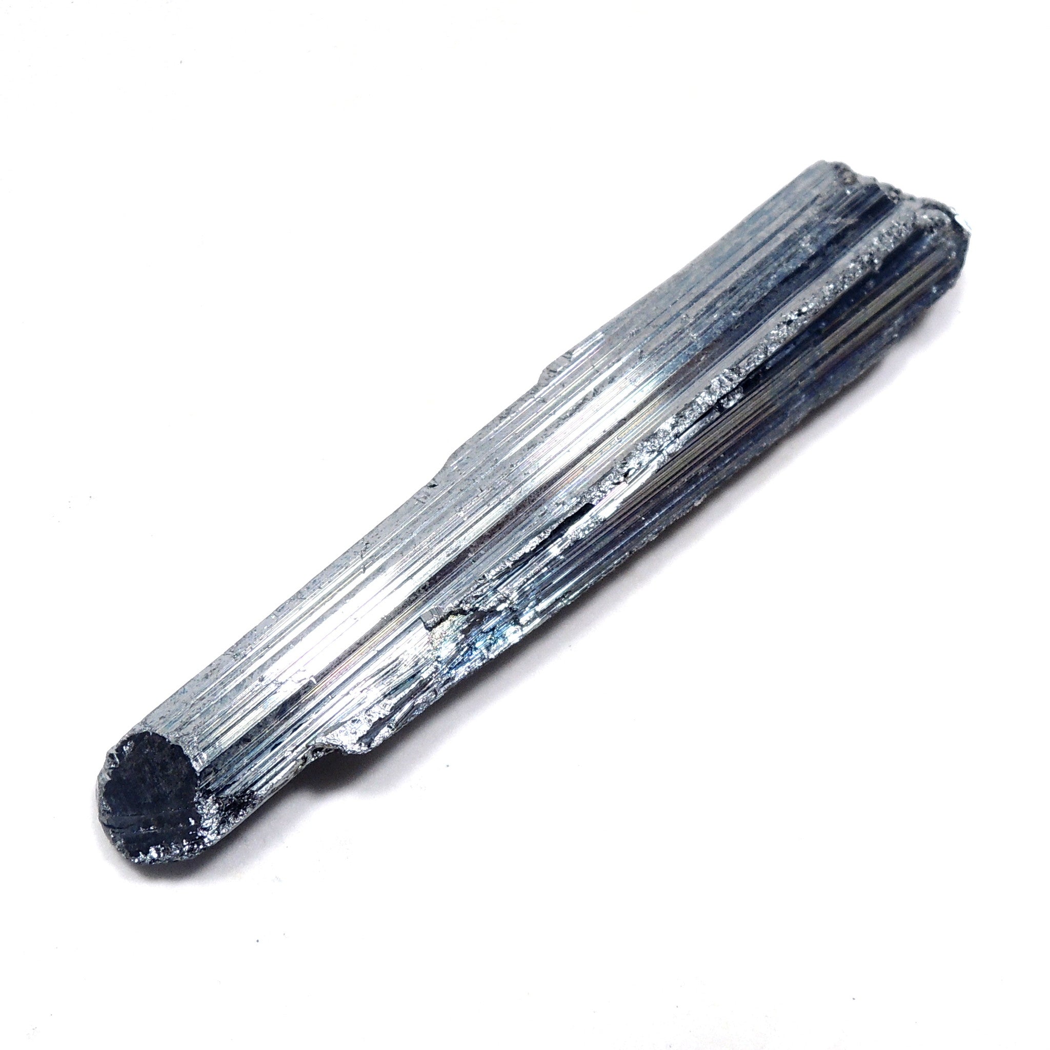 スティブナイト 原石 輝安鉱 アンチモナイト 中国産 Stibnite – 鉱物