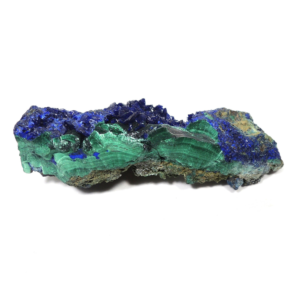 アズライト マラカイト 孔雀石 藍銅鉱 中国産 原石 Malachite Azurite