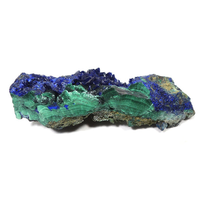 アズライト マラカイト 孔雀石 藍銅鉱 中国産 原石 Malachite Azurite