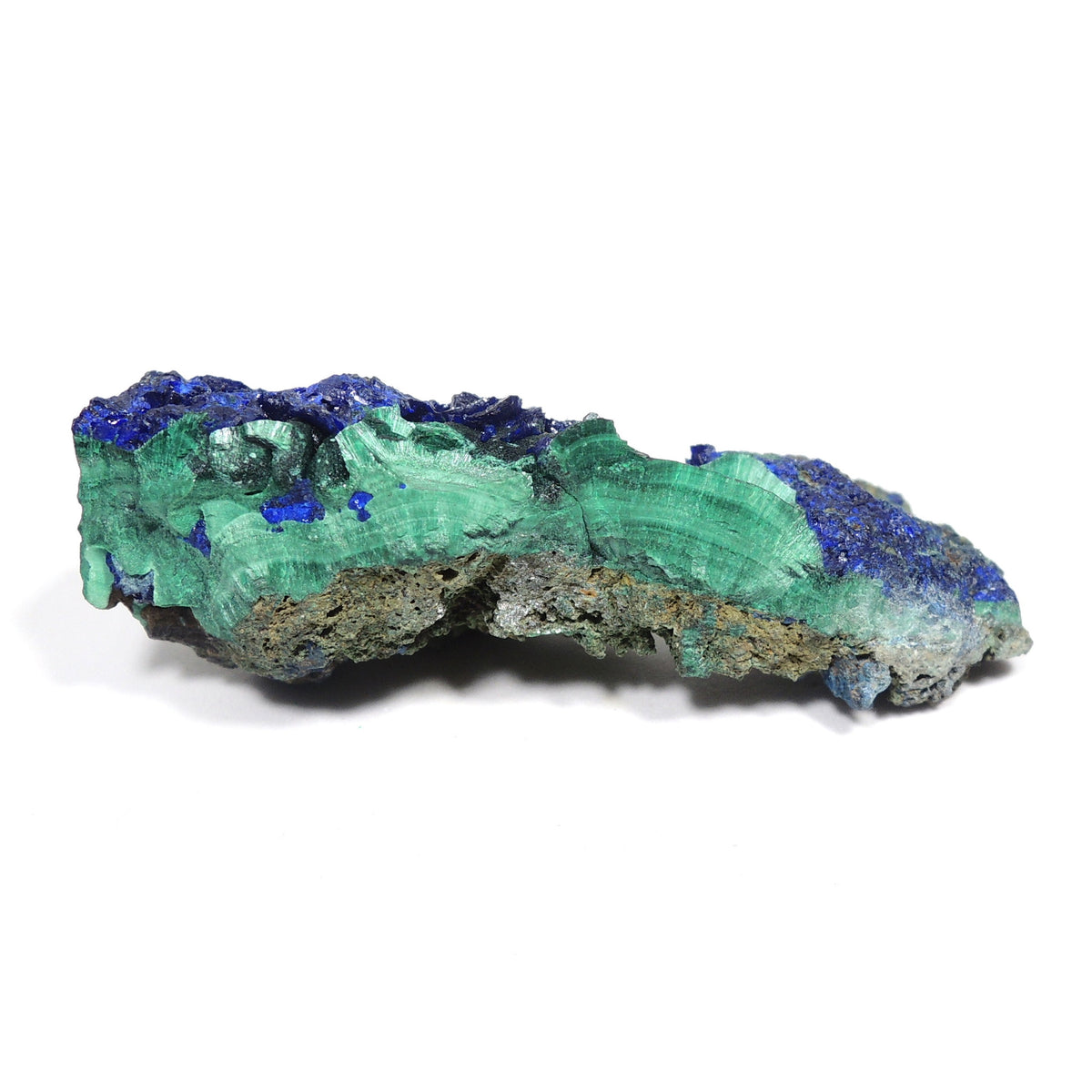 アズライト マラカイト 孔雀石 藍銅鉱 中国産 原石 Malachite Azurite
