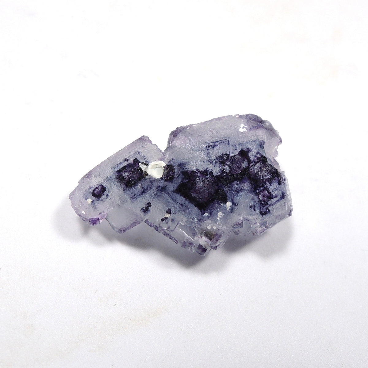ブルーフローライト パープルフローライト フローライト 原石 蛍石 銀都鉱山 内モンゴル自治区産 Fluorite