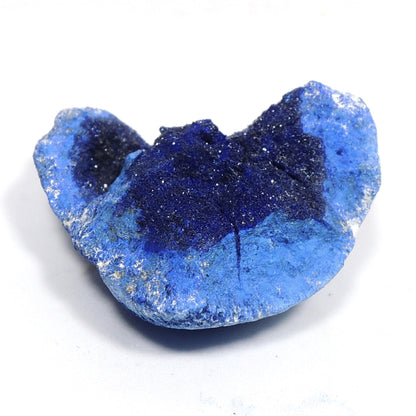 アズライト 原石 アズライトジオード 結晶 藍銅鉱 アジュライト クラスター ロシア産 Azurite