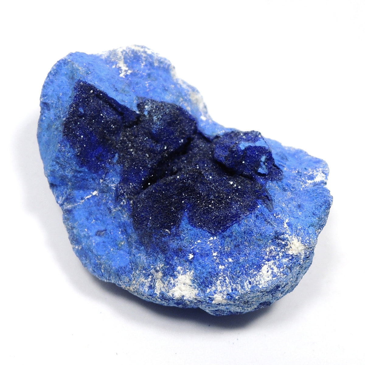 アズライト 原石 アズライトジオード 結晶 藍銅鉱 アジュライト クラスター ロシア産 Azurite