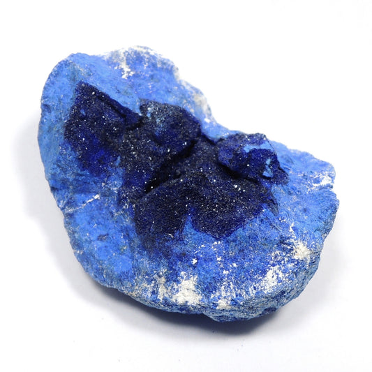 アズライト 原石 アズライトジオード 結晶 藍銅鉱 アジュライト クラスター ロシア産 Azurite