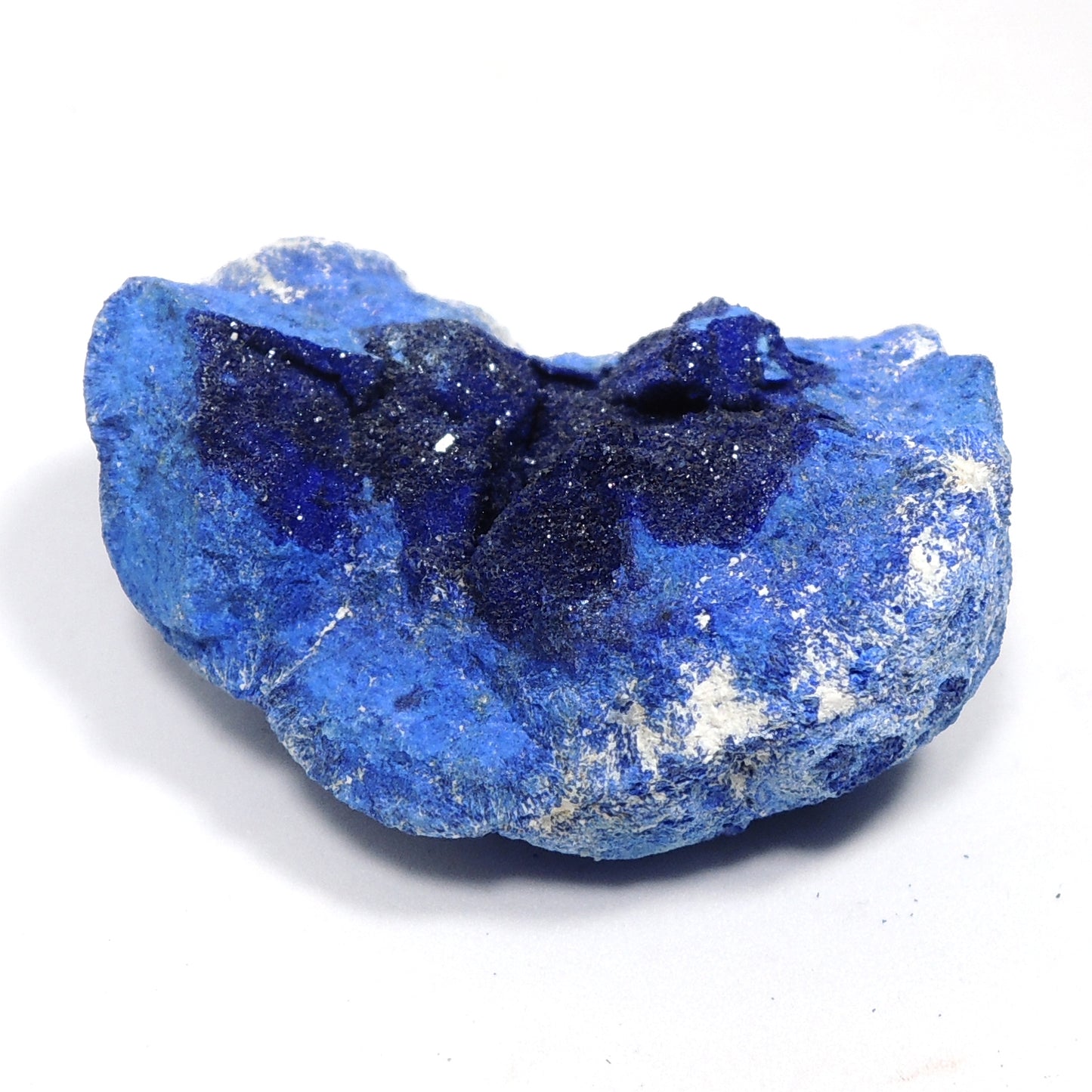 アズライト 原石 アズライトジオード 結晶 藍銅鉱 アジュライト クラスター ロシア産 Azurite