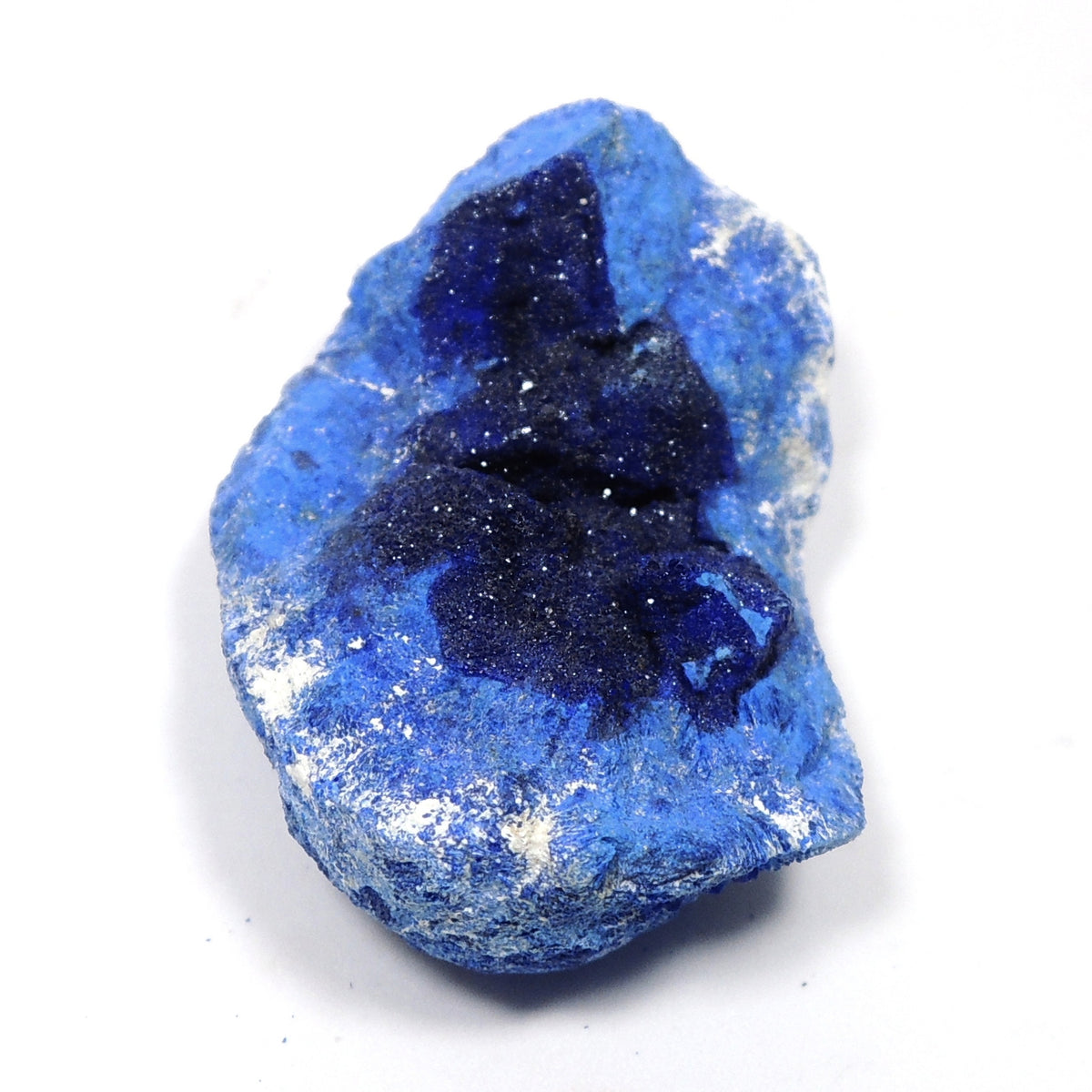 アズライト 原石 アズライトジオード 結晶 藍銅鉱 アジュライト クラスター ロシア産 Azurite