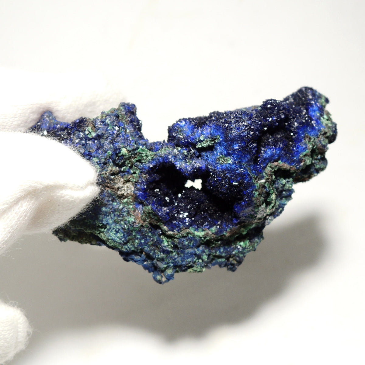 アズライト マラカイト 孔雀石 藍銅鉱 中国産 原石 Malachite Azurite